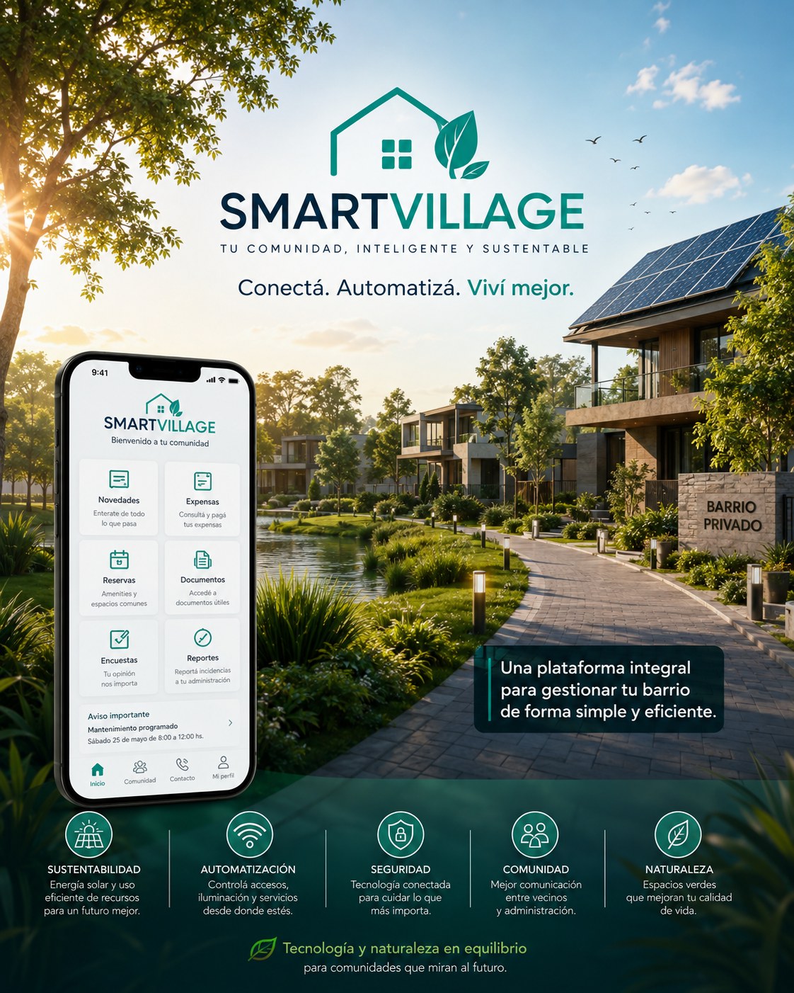 SmartVillage — Conectá tu comunidad. Viví mejor.